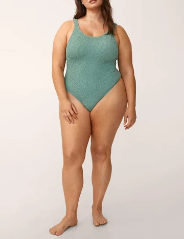 Costum de baie Mango Violeta, verde Verde