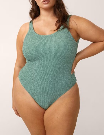 Costum de baie Mango Violeta, verde