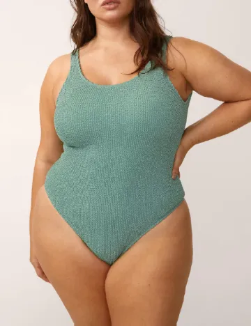 Costum de baie Mango Violeta, verde Verde