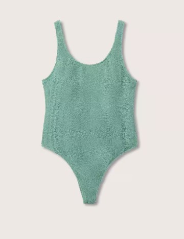 Costum de baie Mango Violeta, verde