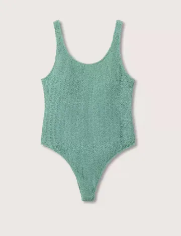 Costum de baie Mango Violeta, verde Verde