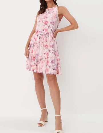 Rochie scurta Mohito, imprimeu floral Floral print