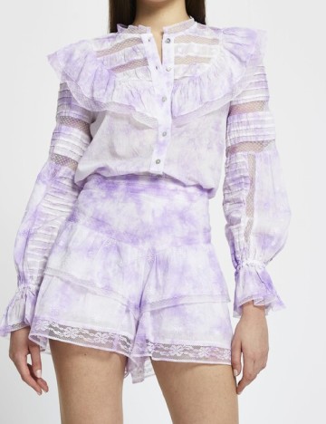 Pantaloni scurti River Island, mov