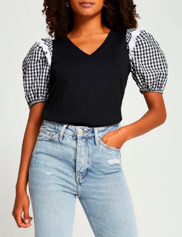 Bluza River Island, negru