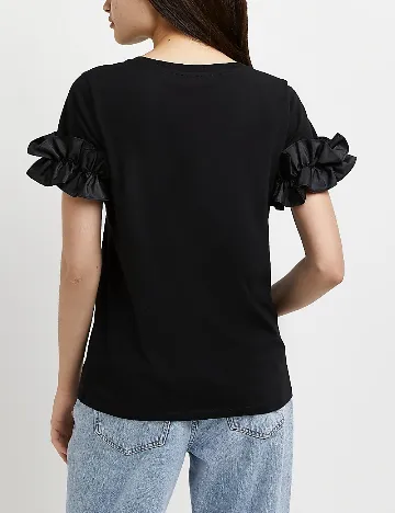 Bluza River Island, negru Negru