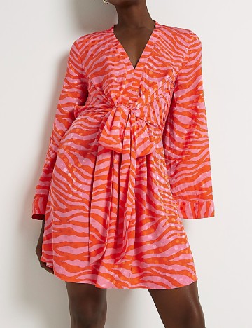 Rochie scurta River Island, roz