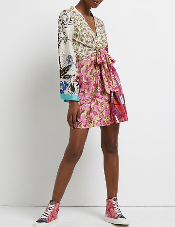Rochie scurta River Island, mix culori
