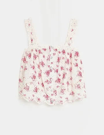 Top River Island, imprimeu floral Floral print