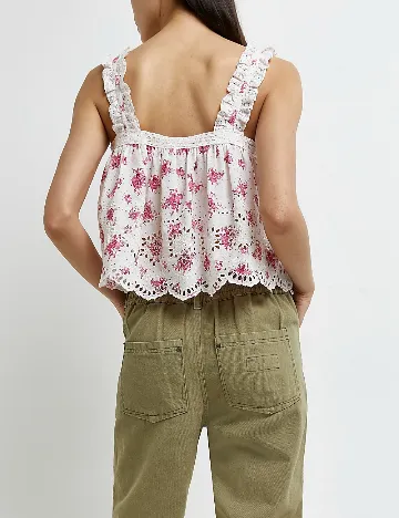 Top River Island, imprimeu floral Floral print