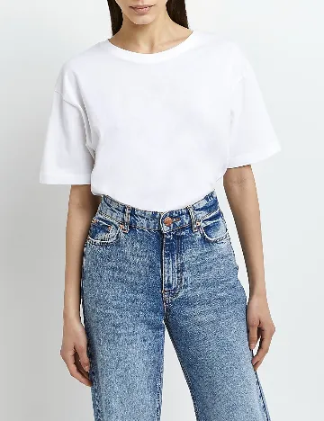 Tricou River Island, alb