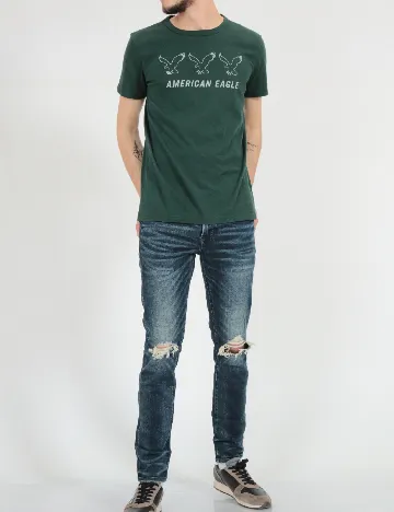 Tricou American Eagle, verde