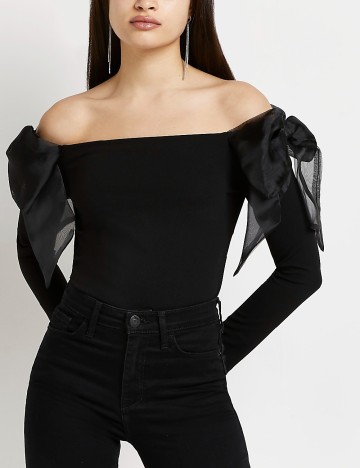 Bluza River Island, negru