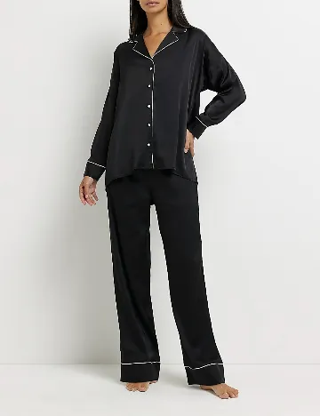 Camasa River Island, negru