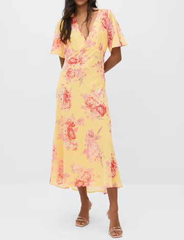 Rochie lunga Mango, galben