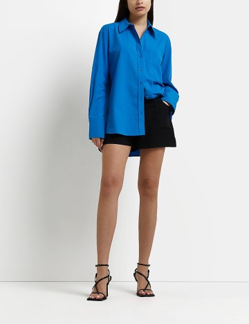 Camasa Oversized River Island, albastru