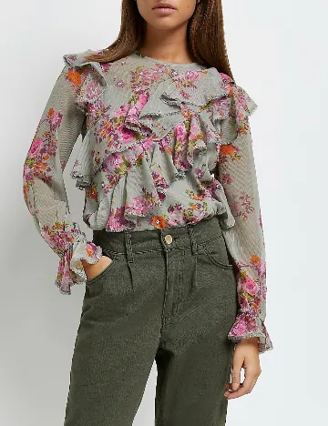 Bluza River Island, verde