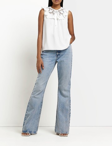 Bluza River Island, alb