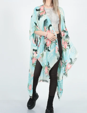 Kimono American Eagle, floral print Floral print