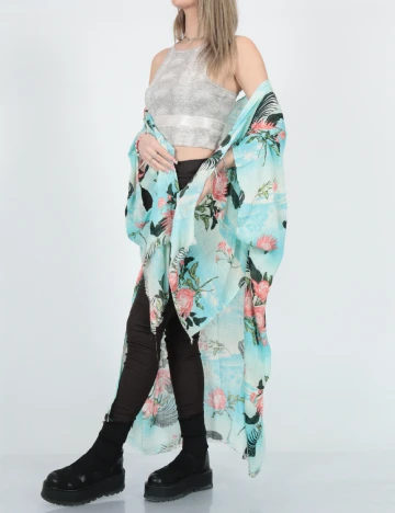 Kimono American Eagle, floral print Floral print