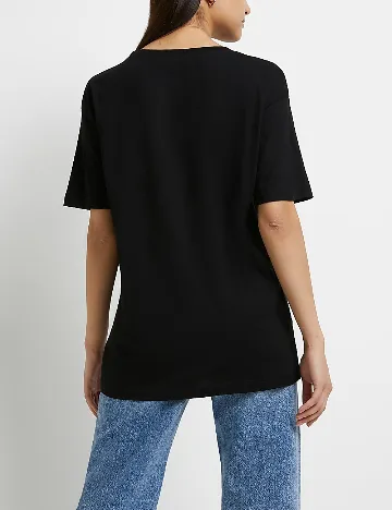 Tricou River Island, negru