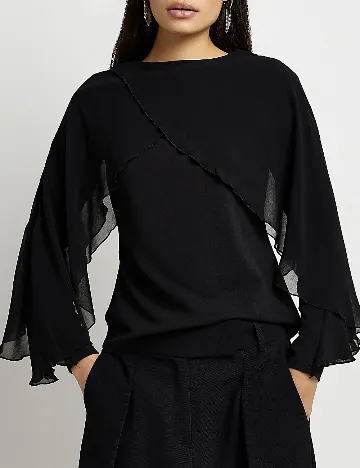 Bluza River Island, negru