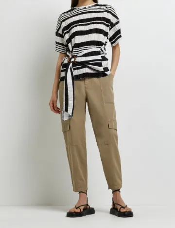 Bluza River Island, alb/negru