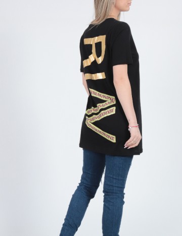 Tricou Oversize River Island, negru