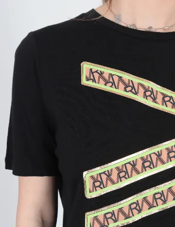 Tricou Oversize River Island, negru