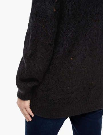 Cardigan s.Oliver, negru Negru