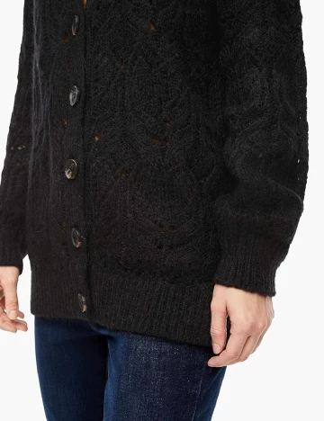 Cardigan s.Oliver, negru Negru