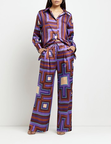 Pantaloni River Island, mov