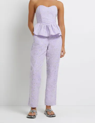 Pantaloni River Island, mov