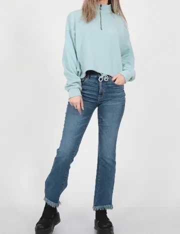 Bluza American Eagle, bleu Albastru