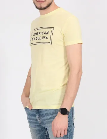 Tricou American Eagle, galben