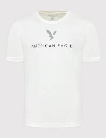 Tricou American Eagle, ecru Alb