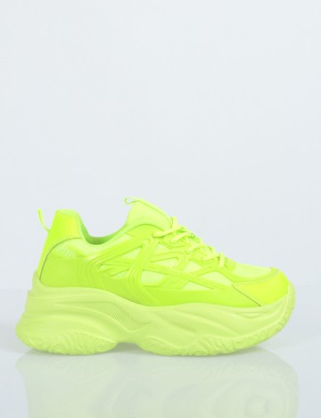 Adidasi SHEIN, verde neon