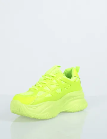 Adidasi SHEIN, verde neon