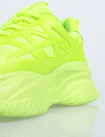 Adidasi SHEIN, verde neon