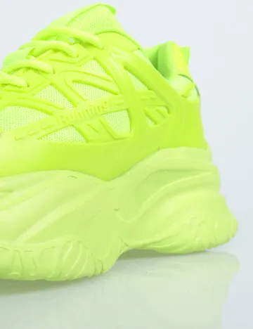 Adidasi SHEIN, verde neon