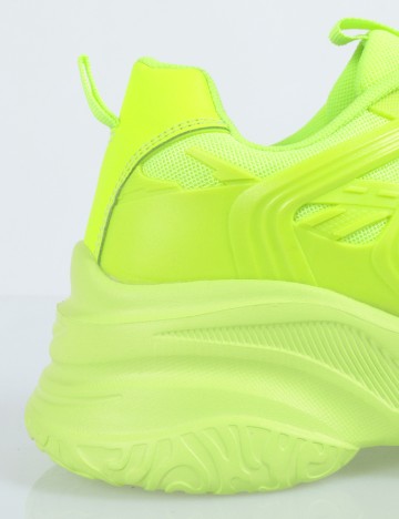 Adidasi SHEIN, verde neon