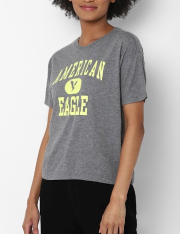 Tricou American Eagle, gri