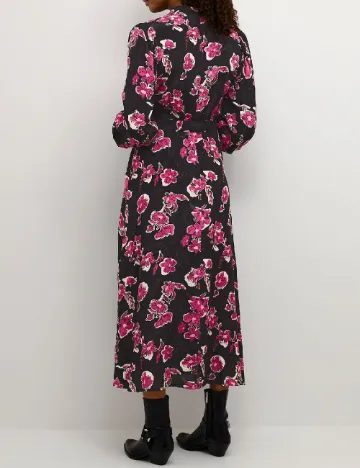 Rochie lunga Kaffe, negru Negru