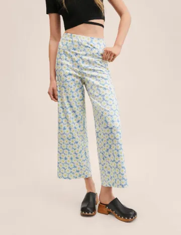 Pantaloni Mango, floral Floral print
