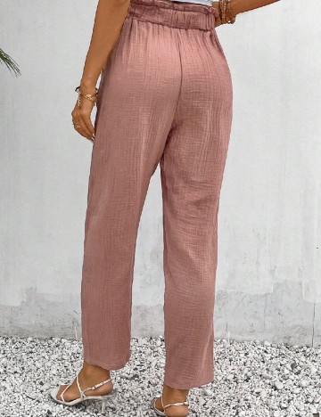 Pantaloni SHEIN, roz