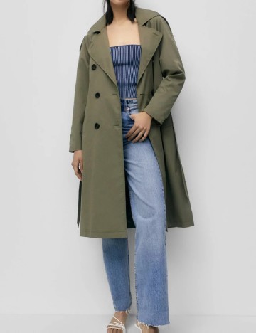 Trench Pull&Bear, verde