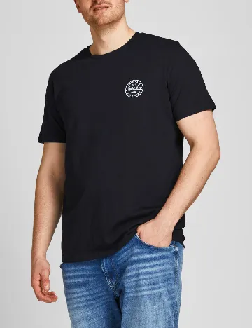 Tricou Jack&Jones Plus Size Men, negru Negru