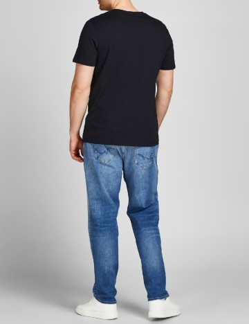 Tricou Jack&Jones Plus Size Men, negru