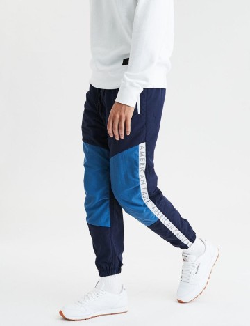 Pantaloni American Eagle, bleumarin