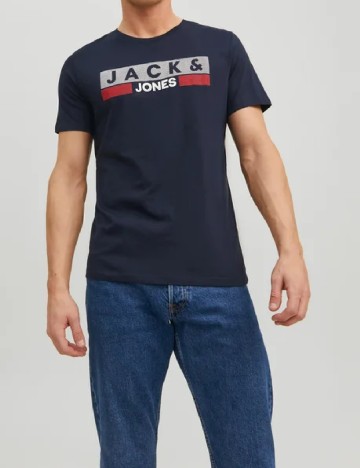 Tricou Jack&Jones, bleumarin inchis