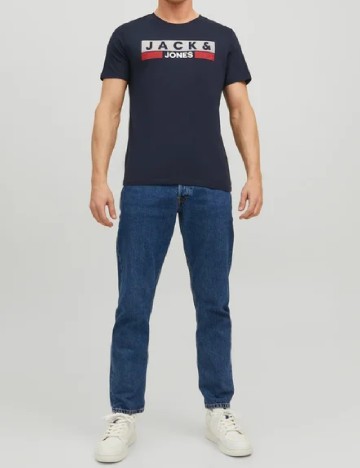 Tricou Jack&Jones, bleumarin inchis